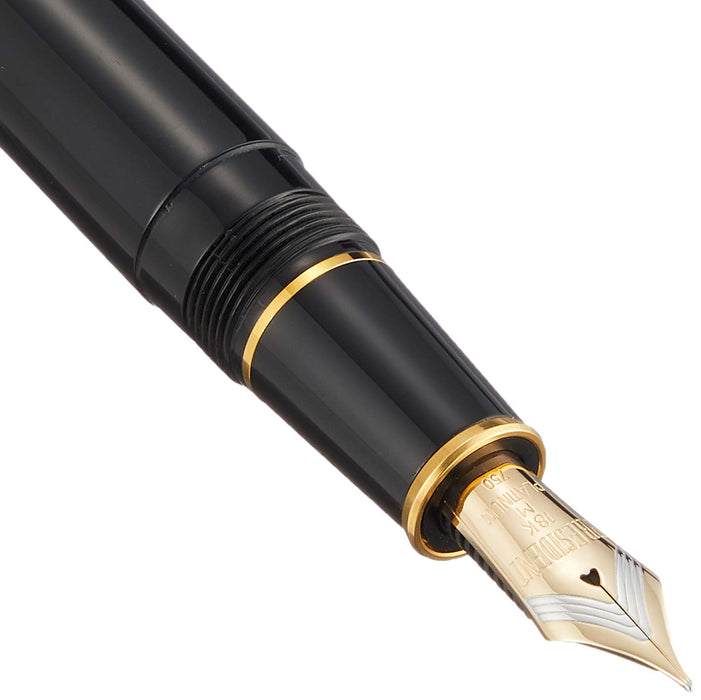 Platinum Brand President Black Medium Point Fountain Pen PTB-20000P#1-3-Kiichin - The #1 Place for Japanese Goods in Your Hand!