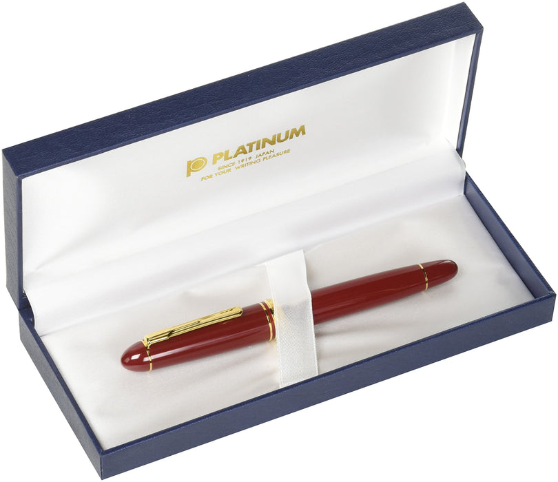 Platinum Fountain Pen President in Bold Wine Red - PTB-20000P#10-4 Model-Kiichin - The #1 Place for Japanese Goods in Your Hand!