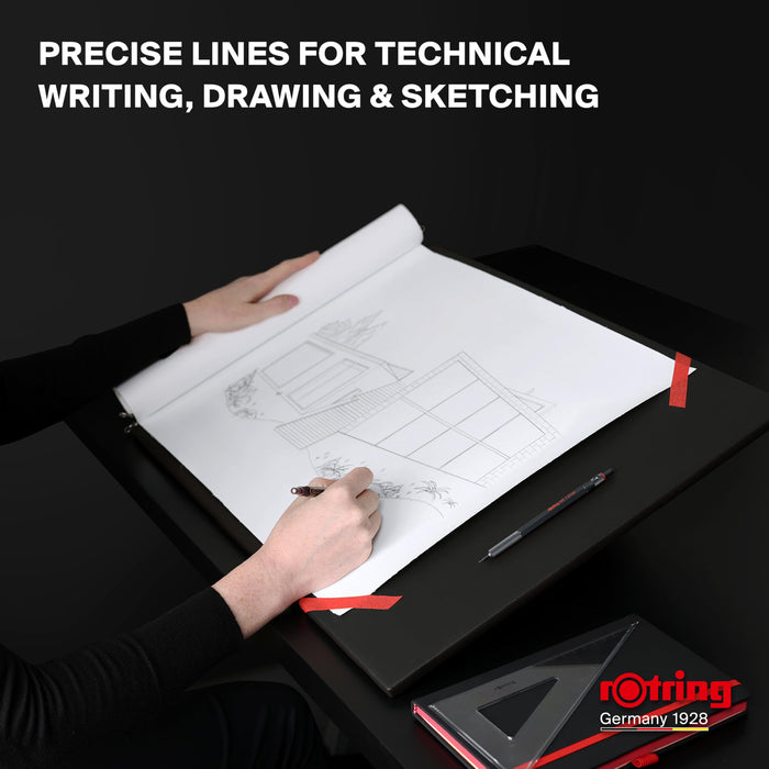 Rotring 600 Dark Stone Mechanical Pencil 0.5mm with Gift Box 2204409-Kiichin - The #1 Place for Japanese Goods in Your Hand!