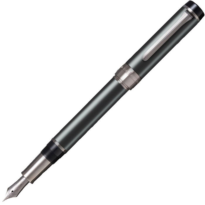 Sailor Cylint Fountain Pen Matte Black Fine 21K Gold Nib Stainless Steel