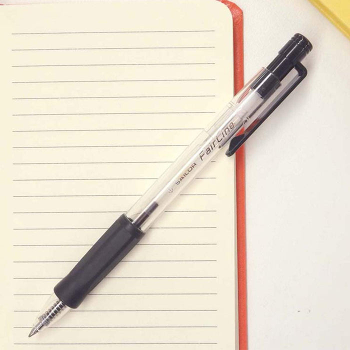 Sailor Fountain Pen Fairline Clear Black Ballpoint Pack of 20 Model 15-0811-000-Kiichin - The #1 Place for Japanese Goods in Your Hand!
