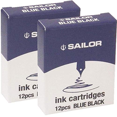 Sailor Fountain Pen with Blue Black Cartridge Ink 2 Boxes - Model 13-0402-144-Kiichin - The #1 Place for Japanese Goods in Your Hand!
