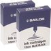 Sailor Fountain Pen with Blue Black Cartridge Ink 2 Boxes - Model 13-0402-144-Kiichin - The #1 Place for Japanese Goods in Your Hand!
