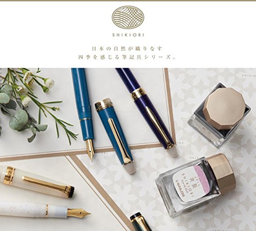 Sailor Fountain Pen Shikiori Moonlit Water Surface Yolong Ink 13-1008-219 Edition-Kiichin - The #1 Place for Japanese Goods in Your Hand!