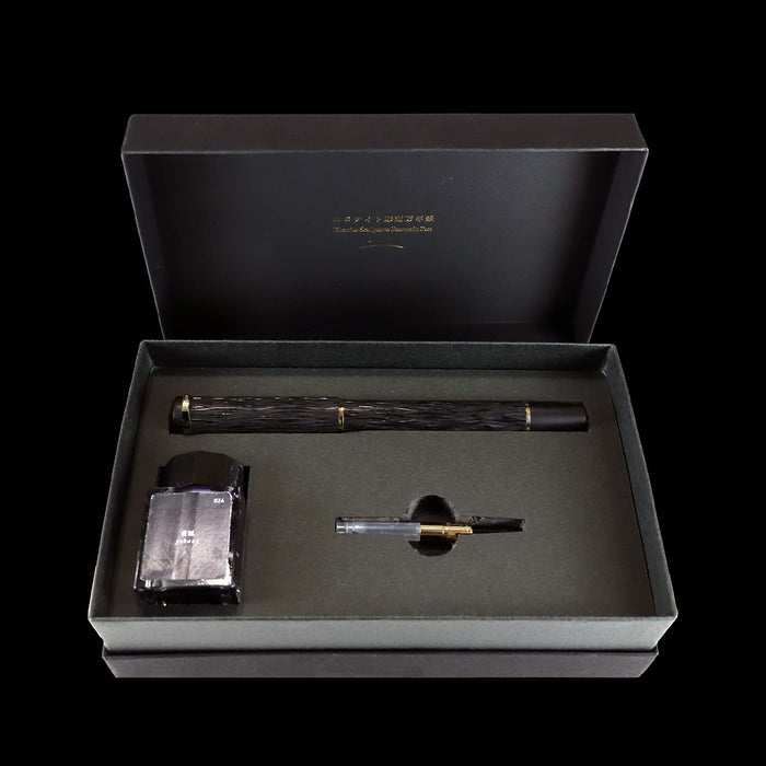 Sailor Bold Ebonite Engraved Night Wind Fountain Pen 10-8085-620-Kiichin - The #1 Place for Japanese Goods in Your Hand!