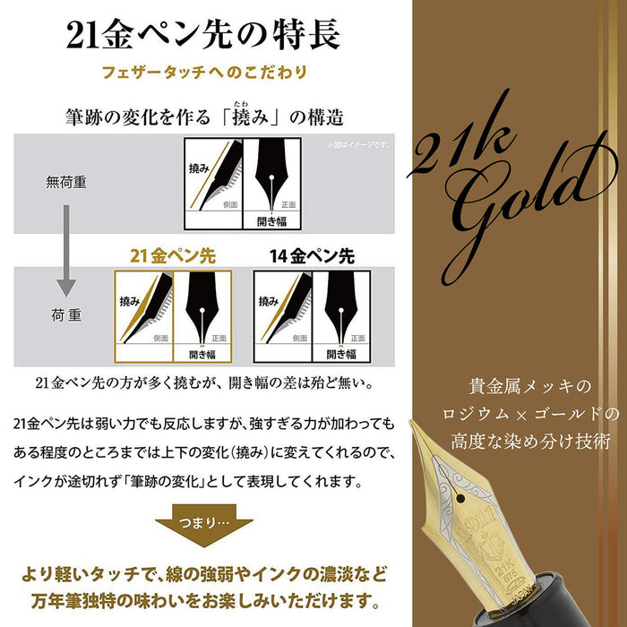 Sailor Fountain Pen King Profit St Black Bold Model 11-6001-620-Kiichin - The #1 Place for Japanese Goods in Your Hand!