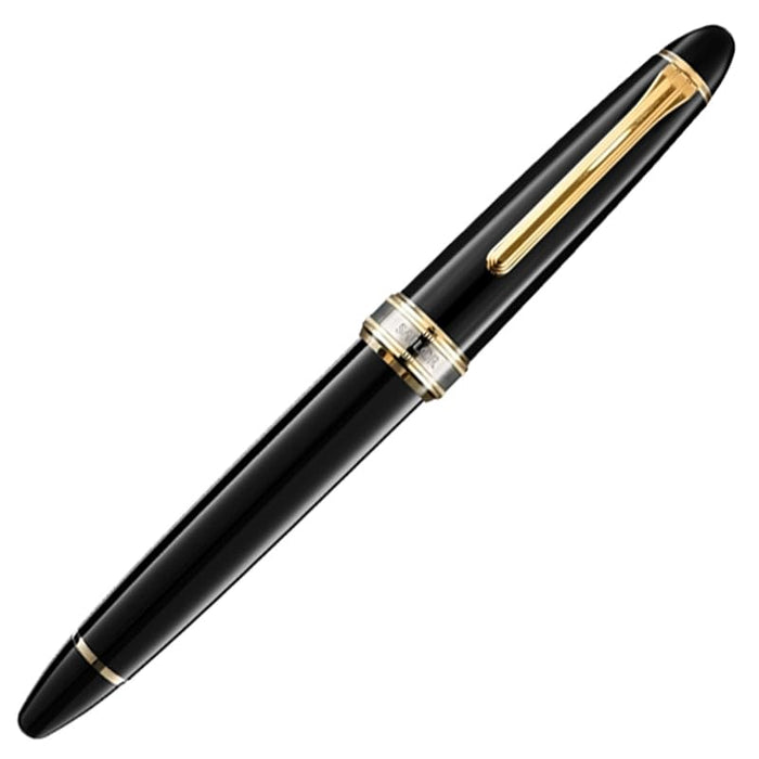 Sailor Fountain Pen - Bold 21K Gold Trim Naginata Honed Black - 10-7121-620-Kiichin - The #1 Place for Japanese Goods in Your Hand!