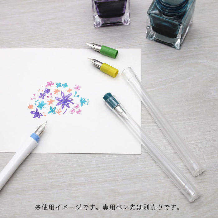 Sailor Fountain Pen with Clear Hocoro Pen Barrel and Dip Nib 14-0135-202-Kiichin - The #1 Place for Japanese Goods in Your Hand!
