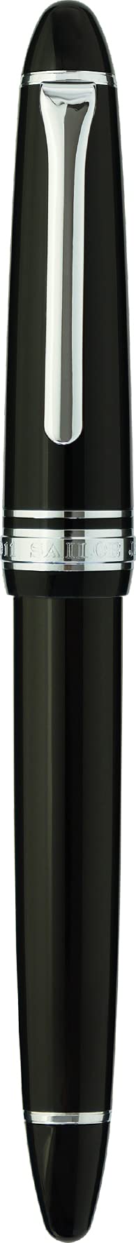 Sailor Fountain Pen Profit Casual - Black with Silver Trim Zoom Nib 11-0571-720-Kiichin - The #1 Place for Japanese Goods in Your Hand!