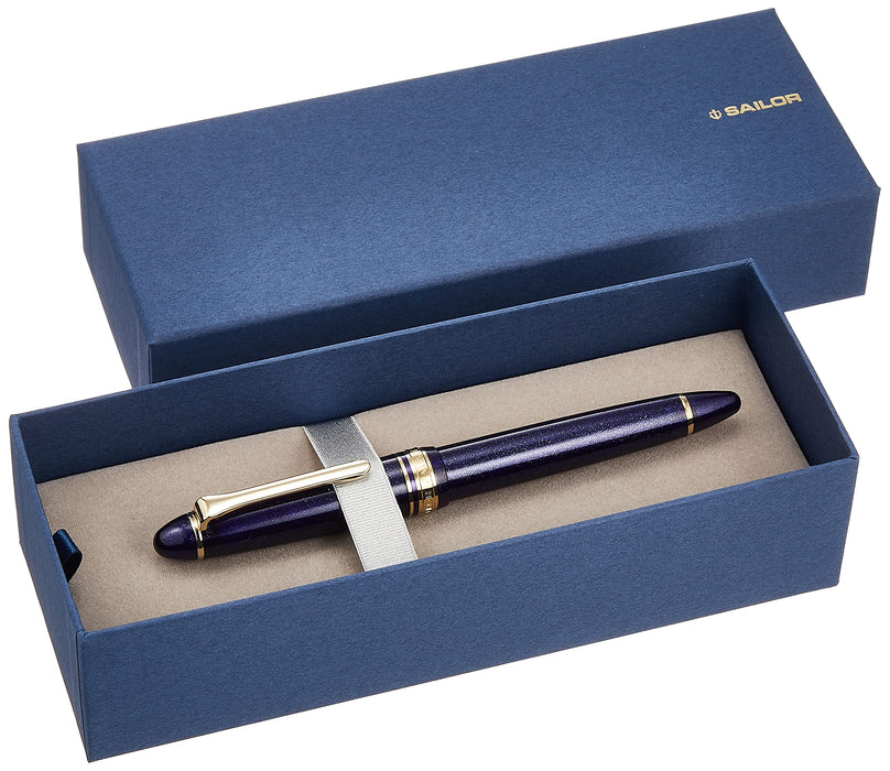 Sailor Fountain Pen Profit Light Gold Trim Bold Shining Blue Model 11-1038-640-Kiichin - The #1 Place for Japanese Goods in Your Hand!