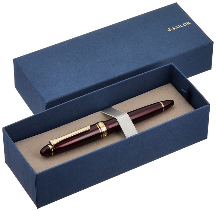 Sailor Fountain Pen Profit - Shining Red with Light Gold Trim Zoom Nib 11-1038-730-Kiichin - The #1 Place for Japanese Goods in Your Hand!