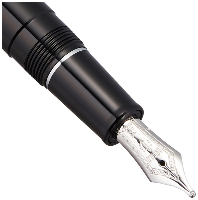 Sailor Fountain Pen Profit Light with Silver Trim and Zoom Black Model 11-1039-720-Kiichin - The #1 Place for Japanese Goods in Your Hand!