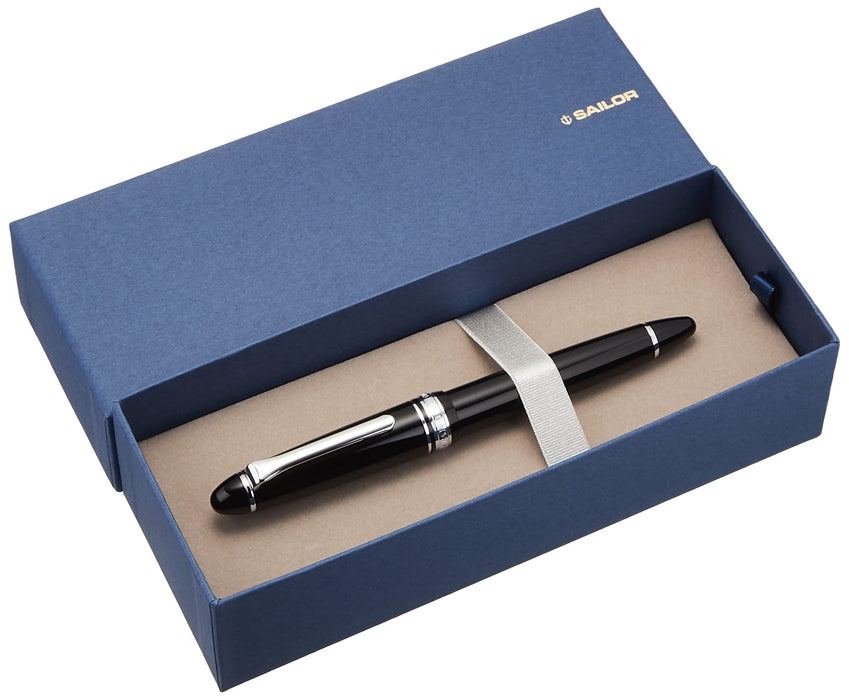 Sailor Fountain Pen Profit Light with Silver Trim and Zoom Black Model 11-1039-720-Kiichin - The #1 Place for Japanese Goods in Your Hand!