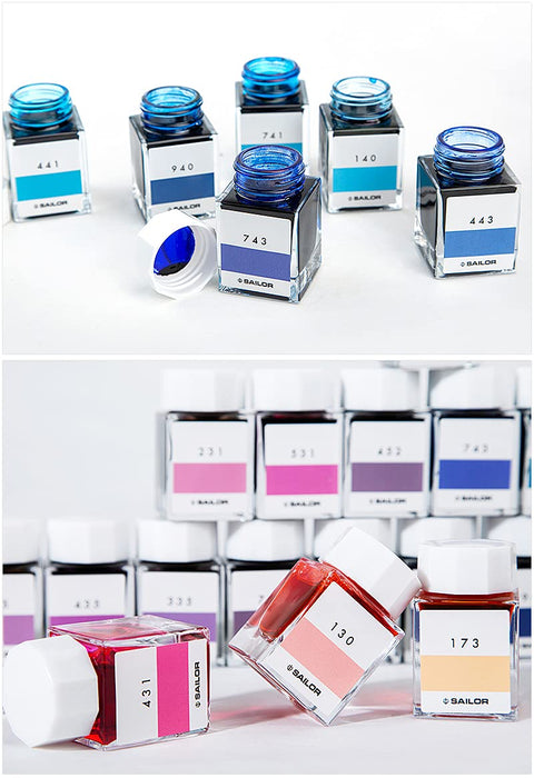 Sailor Fountain Pen 13-1210-453 with Kobo Dye Ink Bottle 20 ml Capacity-Kiichin - The #1 Place for Japanese Goods in Your Hand!