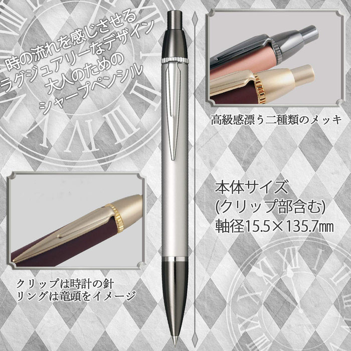 Sailor Fountain Pen Time Tide Plus Black Silver Mechanical Pencil 22-0360-019-Kiichin - The #1 Place for Japanese Goods in Your Hand!