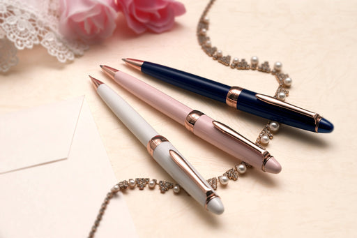 Sailor Fountain Pen Multifunctional 2 Colors Sharp Facine Pearl Pink 16-0325-231-Kiichin - The #1 Place for Japanese Goods in Your Hand!