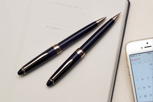 Sailor Fountain Pen Facine Oil-Based 0.7mm Ballpoint in Navy Model 16-0525-242-Kiichin - The #1 Place for Japanese Goods in Your Hand!