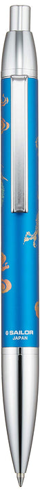 Sailor Fountain Pen - Graceful Makie Four Gods Seiryu Blue Oil-Based Ballpoint 16-0376-240-Kiichin - The #1 Place for Japanese Goods in Your Hand!