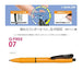 Sailor G-Free 07 Yellow Ballpoint Sailor Fountain Pen-Kiichin - The #1 Place for Japanese Goods in Your Hand!