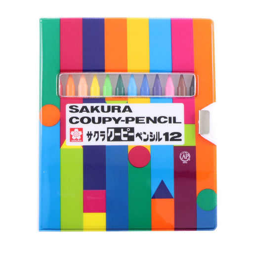 Sakura Crepes 12 Color Pencil Set with Soft Case Japan-Kiichin - The #1 Place for Japanese Goods in Your Hand!