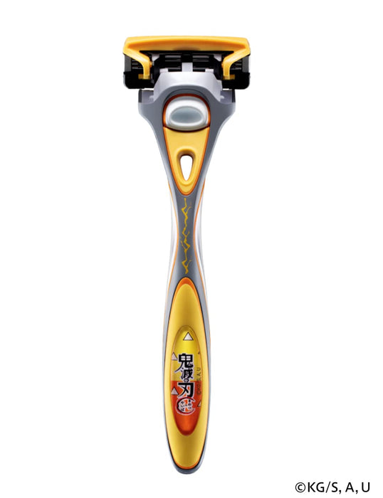 Schick Demon Slayer Zenitsu Agatsuma Hydro 5 Razor Kit Holder 5 Blades Stand & Can Case-Kiichin - The #1 Place for Japanese Goods in Your Hand!