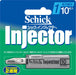 Schick Injector Replacement Blade Pack of 10 - Single Blade by Schick-Kiichin - The #1 Place for Japanese Goods in Your Hand!