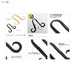 Shimano Engetsu Vivid Curly 001 Chameleon Red Glitter Attractor-Kiichin - The #1 Place for Japanese Goods in Your Hand!