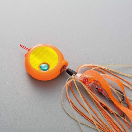 Shimano Engetsu Flat Bakubaku 120G 61T Orange Curly Spinning Jig-Kiichin - The #1 Place for Japanese Goods in Your Hand!