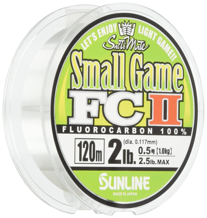 Sunline Saltymate Small Game FC II 120M 2Lb Fluorocarbon Line Natural Clear-Kiichin - The #1 Place for Japanese Goods in Your Hand!