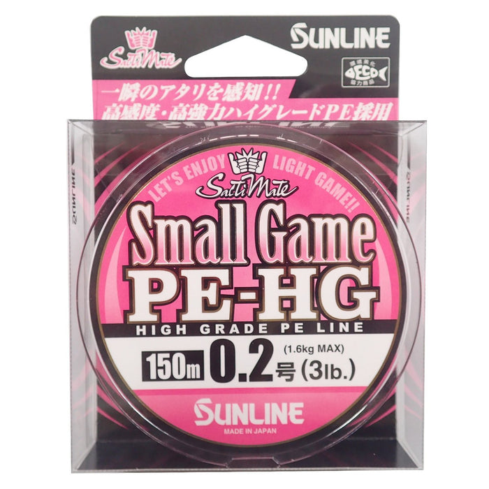 Sunline Salty Mate Small Game PE Line 150M 3Lb 0.2 Sakura Pink-Kiichin - The #1 Place for Japanese Goods in Your Hand!