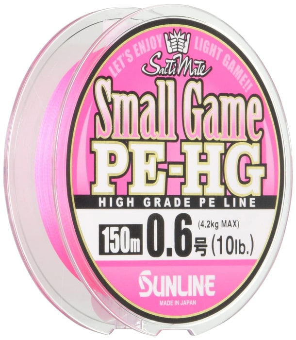 Sunline Salty Mate Small Game PE Line 150M 0.6 10Lb Sakura Pink-Kiichin - The #1 Place for Japanese Goods in Your Hand!