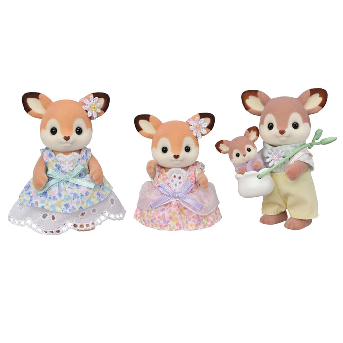 Epoch Sylvanian Families Deer Doll Family FS-53 Suitable for 3 Years and Up-Kiichin - The #1 Place for Japanese Goods in Your Hand!