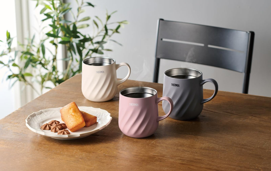 Thermos Vacuum Insulated Pink Mug 350Ml Dishwasher Safe Hot Cold Cute Design