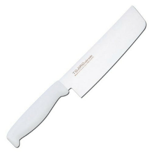 Tojiro Color MV Nakiri Knife - White Elastomer Handle-Kiichin - The #1 Place for Japanese Goods in Your Hand!