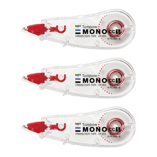 Tombo Mono Correction Tape 3-Pack 5mm Width Kcb-326 by Tombow-Kiichin - The #1 Place for Japanese Goods in Your Hand!