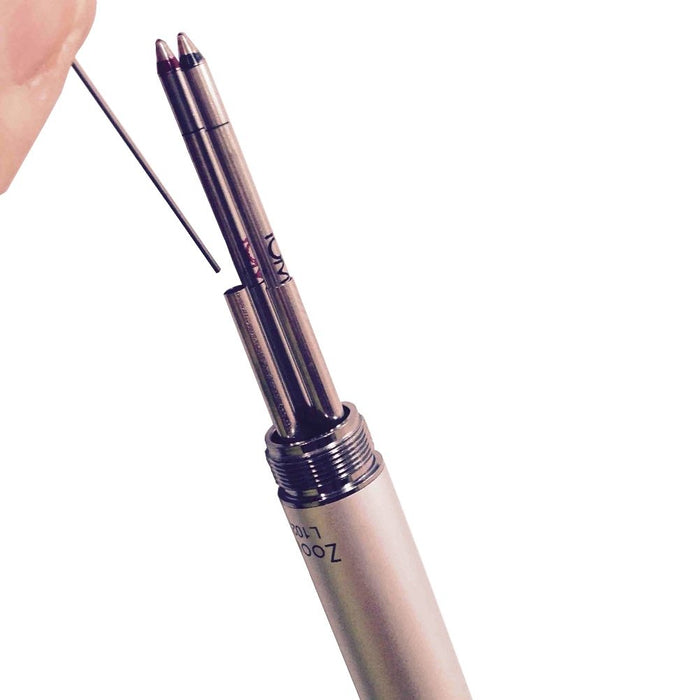 Tombow Multifunctional 2-Color Pen with Sharp Zoom L102 Silver Cla-121A-Kiichin - The #1 Place for Japanese Goods in Your Hand!