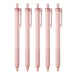 Tombow 5-Pack Monograph 0.5mm Light Ballpoint Pen Black Ink Smoky Pink Shaft-Kiichin - The #1 Place for Japanese Goods in Your Hand!