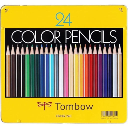 Tombow Colored Pencils NQ Set of 24 Diverse Shades CB-NQ24C-Kiichin - The #1 Place for Japanese Goods in Your Hand!
