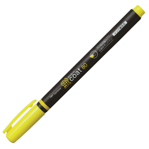 Tombow Fluorescent Coat Pencil Highlighter 80 Yellow 10-Piece Pack-Kiichin - The #1 Place for Japanese Goods in Your Hand!