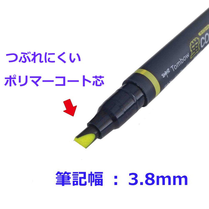 Tombow Fluorescent Yellow Pencil Highlighter Coat 80 - Wa-Sc91 Model-Kiichin - The #1 Place for Japanese Goods in Your Hand!