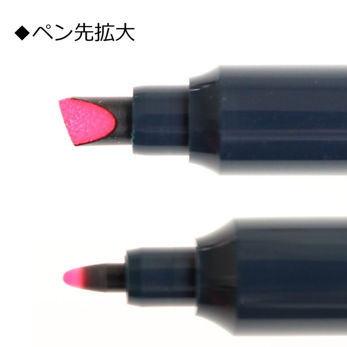 Tombow Fluorescent Pink Pencil Highlighter Set of 10 - Wa-Tc90-10P-Kiichin - The #1 Place for Japanese Goods in Your Hand!