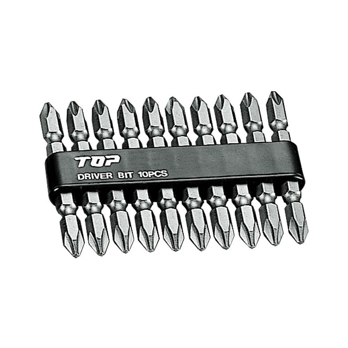 Top Kogyo Driver Bit 65mm No.2 Magnetic Pack of 10 - Made in Japan-Kiichin - The #1 Place for Japanese Goods in Your Hand!