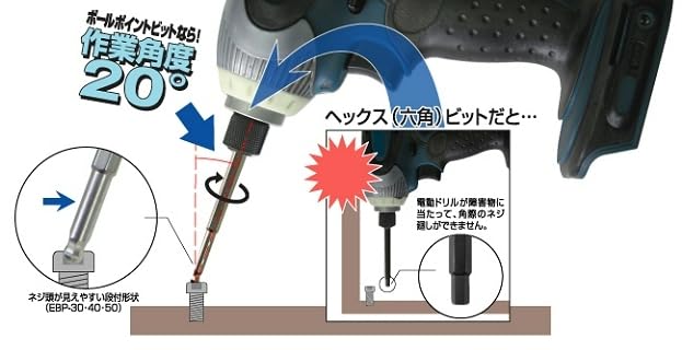 Top Kogyo Electric Drill Bit 6mm 20° Access Made in Japan-Kiichin - The #1 Place for Japanese Goods in Your Hand!