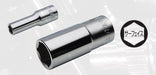 Top Kogyo Surface Deep Socket 17mm Hex 12.7mm Drive 77mm Length-Kiichin - The #1 Place for Japanese Goods in Your Hand!