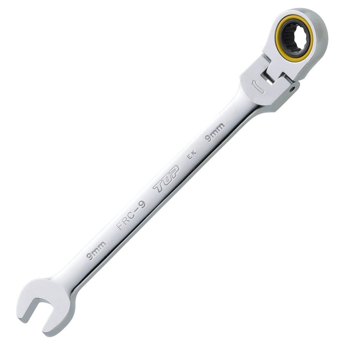 Top Kogyo Swivel Ratchet Combo Wrench 9mm 180° Swivel 5° Feed Angle-Kiichin - The #1 Place for Japanese Goods in Your Hand!