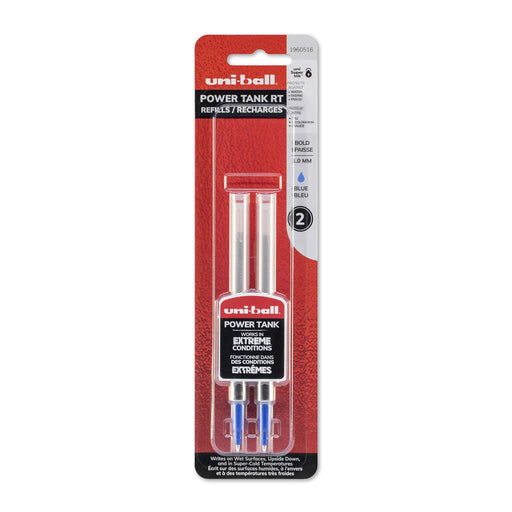 Mitsubishi Pencil Uni-Ball Power Tank Blue Ballpoint Pen Refills 2 Count-Kiichin - The #1 Place for Japanese Goods in Your Hand!