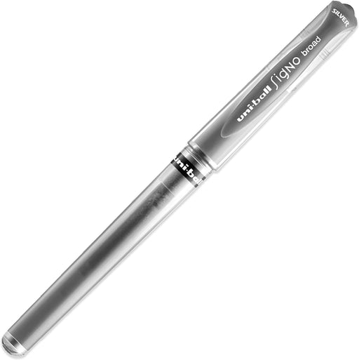 Mitsubishi Pencil Uni-Ball Signo Broad Gel Ink Roller UM-153 Silver-Kiichin - The #1 Place for Japanese Goods in Your Hand!