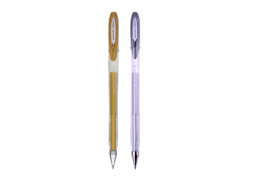 Mitsubishi Pencil Uni-Ball Um120 Signo Gold and Silver Gel Rollerball Pen Pack of 2-Kiichin - The #1 Place for Japanese Goods in Your Hand!