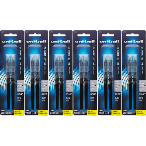 Mitsubishi Pencil Uni-Ball Vision Elite Bold Nib 0.8mm Refill 6 Pack Black Ink-Kiichin - The #1 Place for Japanese Goods in Your Hand!