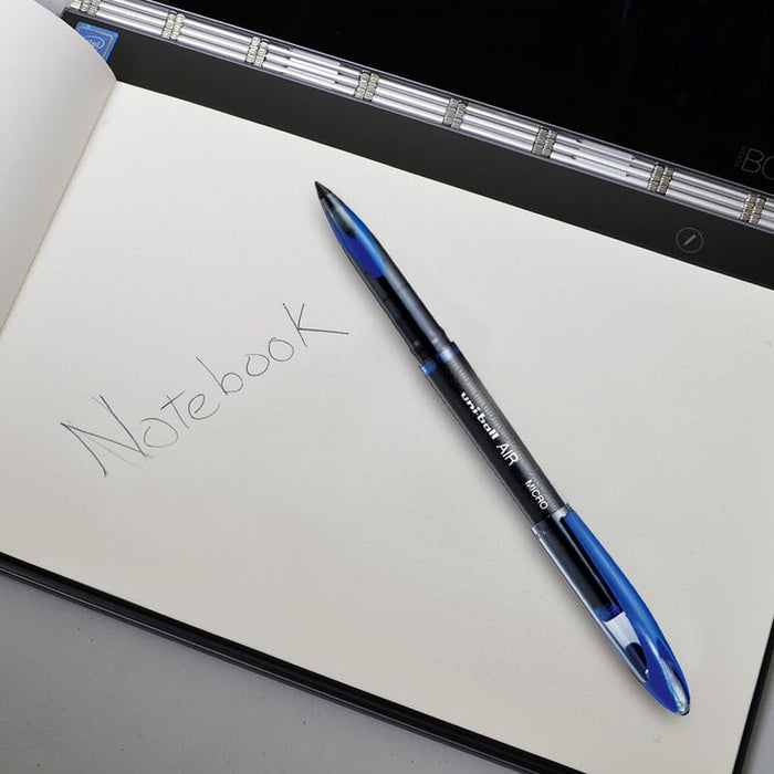 Mitsubishi Pencil Uniball Air Micro Pen Set Uba 188 M - 2 Black and 2 Blue Pens-Kiichin - The #1 Place for Japanese Goods in Your Hand!